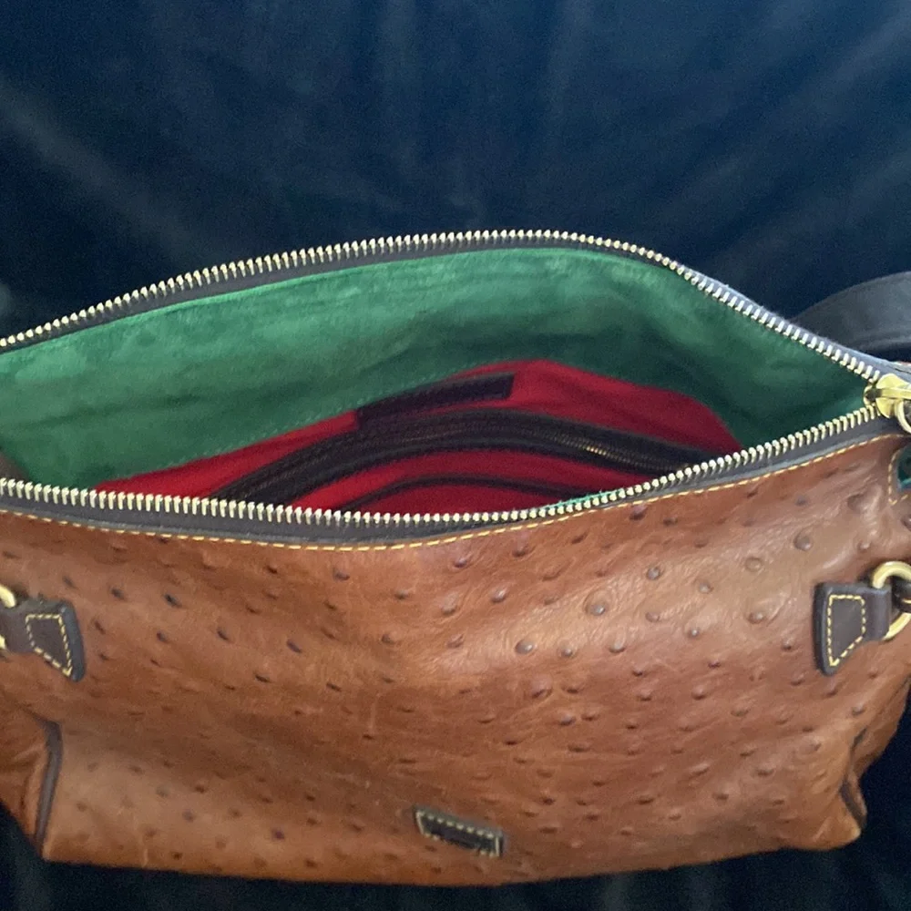 Dooney & Bourke Ostrich Skin Bag - Picture 9 of 15